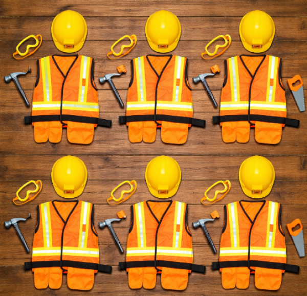 Party-Verleihkiste "Bauarbeiterparty" (LEIHARTIKEL)